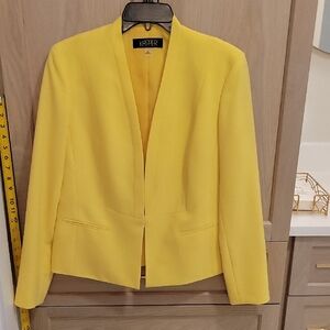 Kasper Women's Bright Yellow Blazer